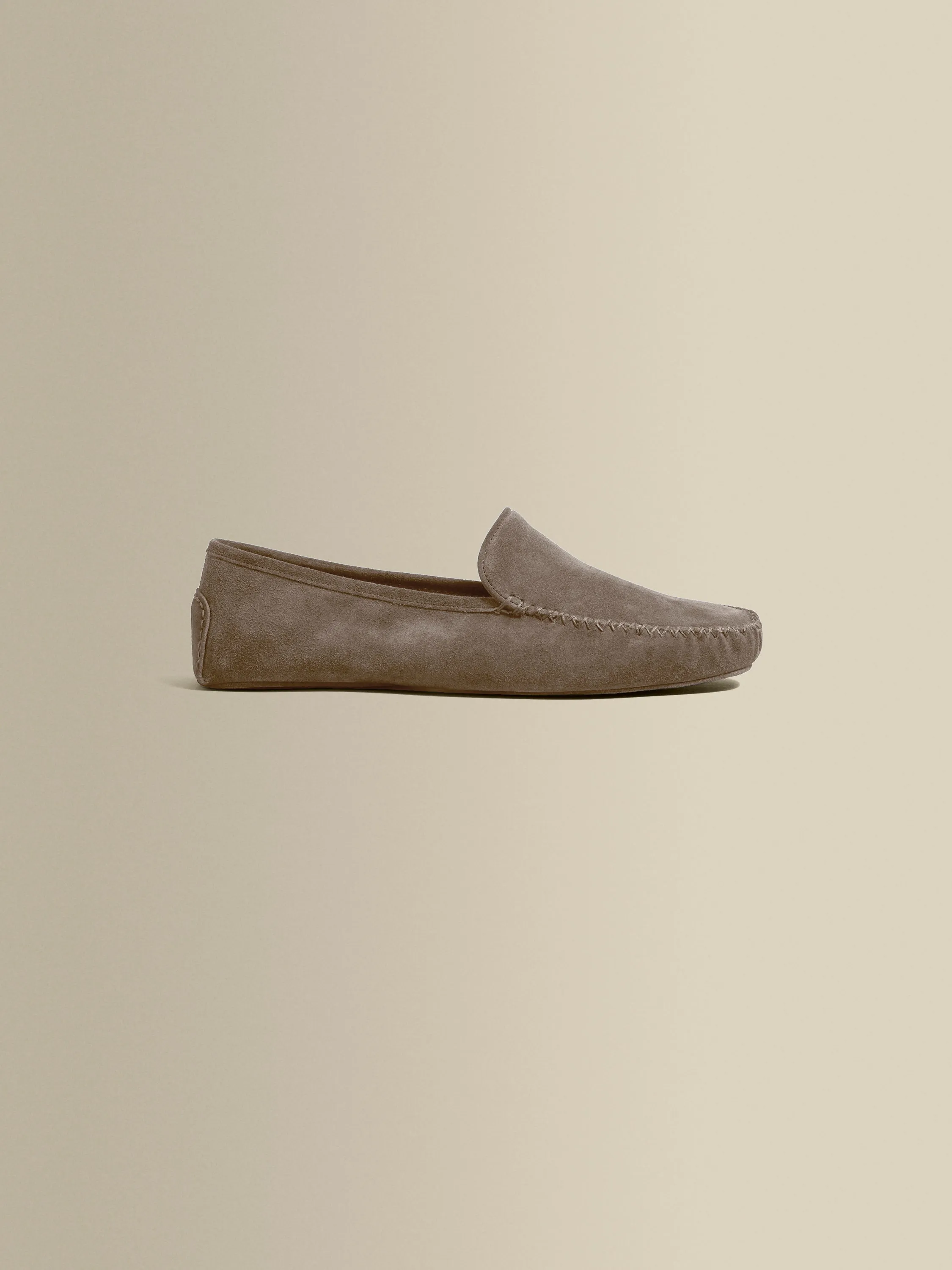 Cashmere Lined Suede Slippers