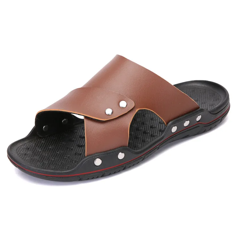 Fashionable Men's Soft Bottom Slippers