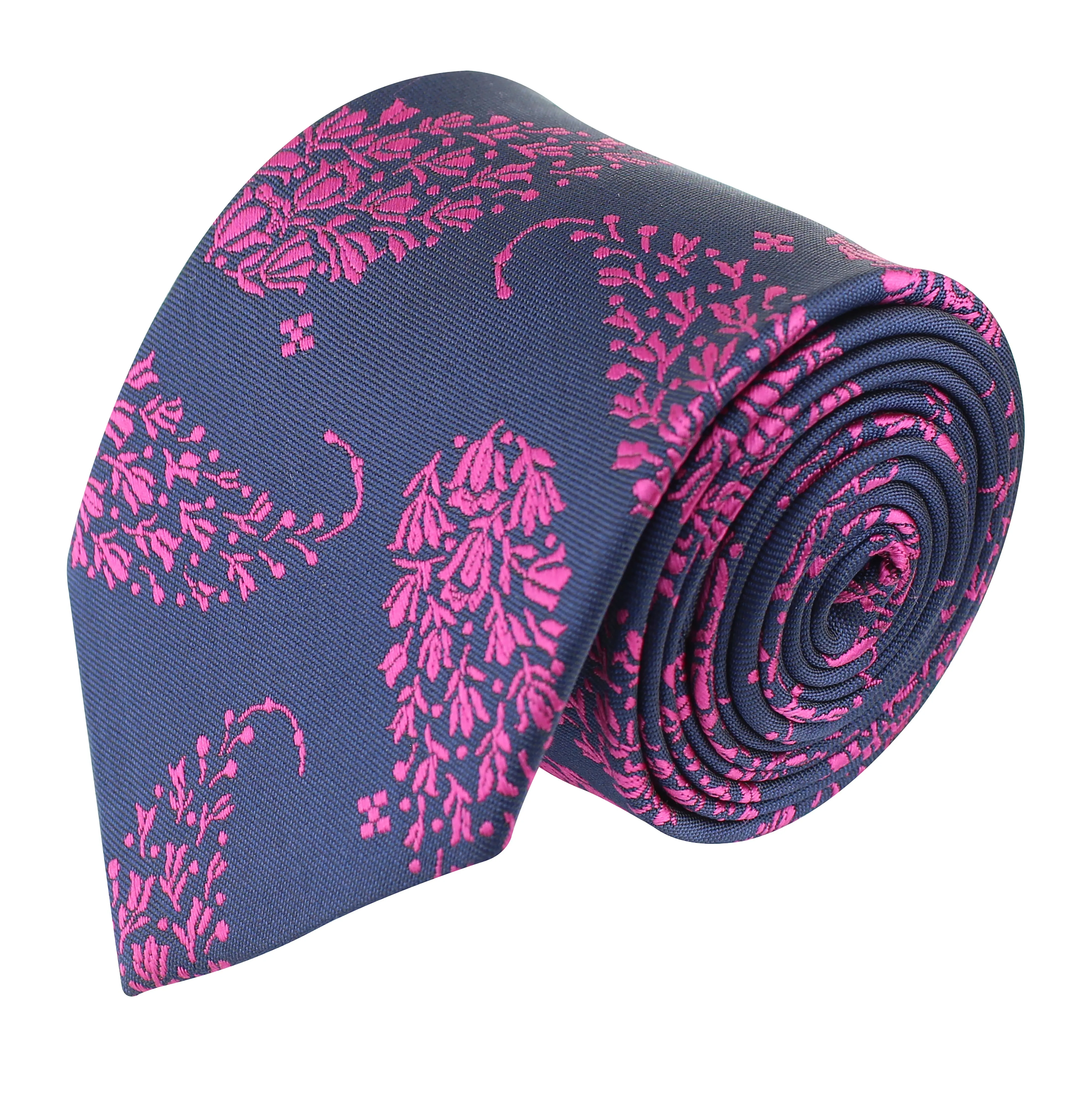 Kovove Blue Floral Neck Tie For Men